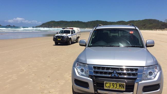 A man has died on the northern NSW beach of Tallows today after getting into trouble in the surf. Photo: Hamish Broome