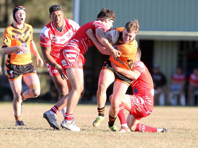 Round 11 of the Rugby League Gold Coast A Grade competition. Southport Tigers v Currumbin Eagles.25 July 2021 Currumbin Picture by Richard Gosling