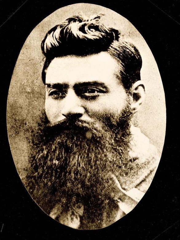 A photograph of Ned Kelly. Photo: State Library of Victoria.