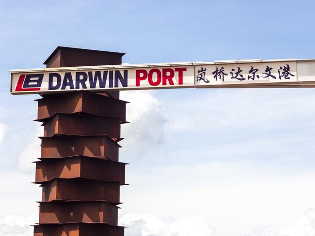 The CLP awarded Chinese-owned Landbridge Group a 99-year lease of Darwin Port in 2015. Picture: Floss Adams