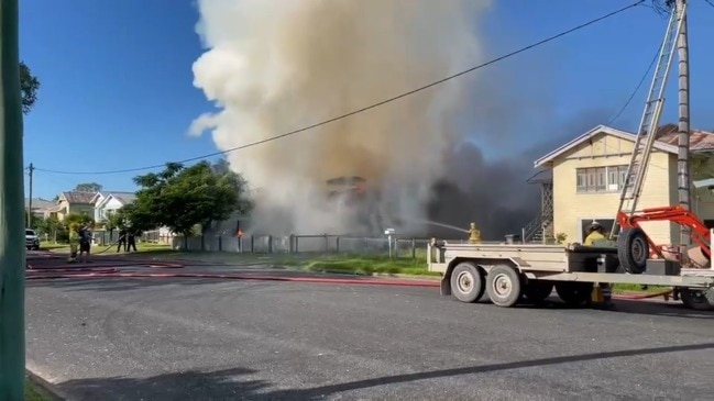 House fire at Garden St Maryborough