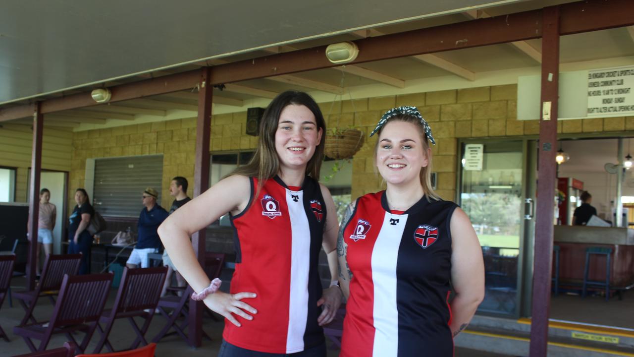 Women's vice-captains Hayley Saunders and Teagan Cutts. Photo: Laura Blackmore