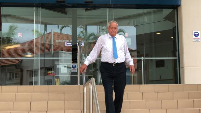 Kevin Leslie Baker, 81, outside Rockhampton courthouse. Picture: Kerri-Anne Mesner