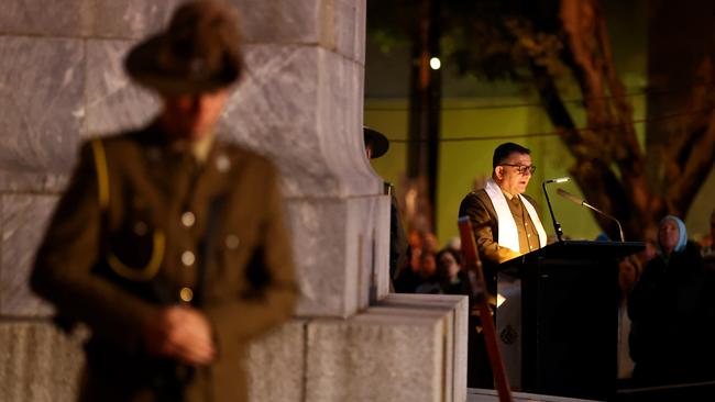 ADELAIDE, AUSTRALIA - NewsWire Photos 25,April, 2024: ANZAC Dawn service at the National War Memorial in Adelaide  Picture: NCA NewsWire / Kelly Barnes