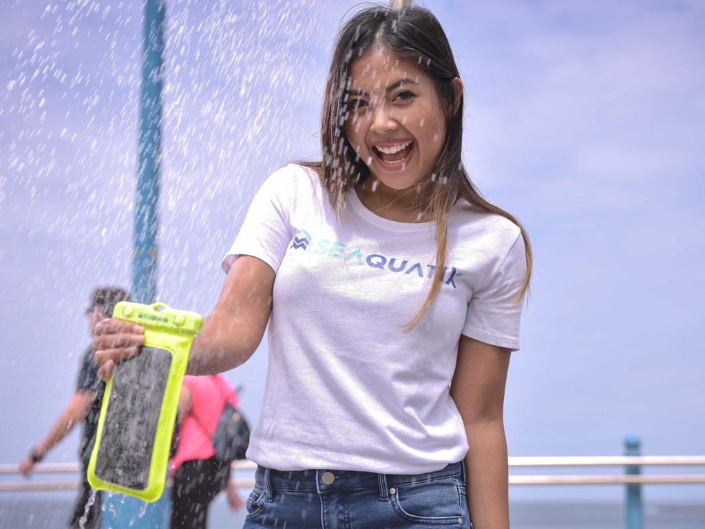 Seaquatix’s Aprille Lim uses AI tools in her business. Picture: Supplied