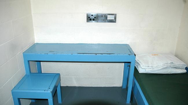 A typical cell in Yatala Labor Prison’s G division jail.