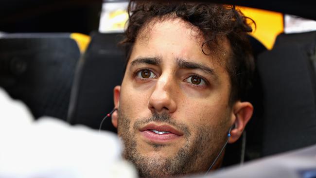 Daniel Ricciardo finished second behind Valtteri Bottas in Practice One in Baku.