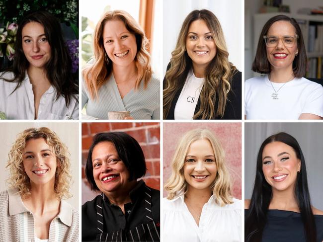 Eight of SA's successful business women. Pictures: Supplied