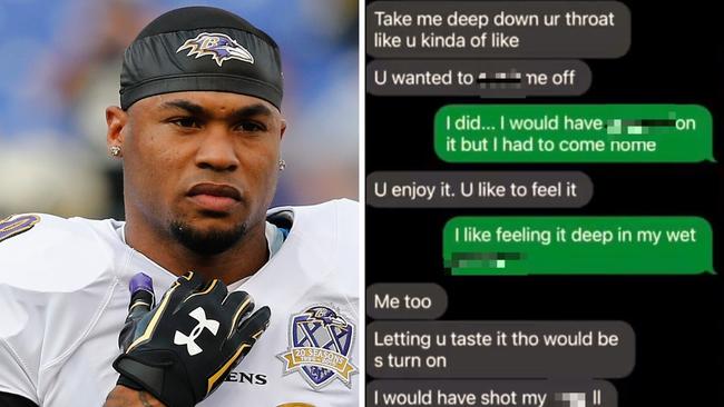 Steve Smith and the texts allegedly sent. Photo: X and Rob Carr, Getty images.