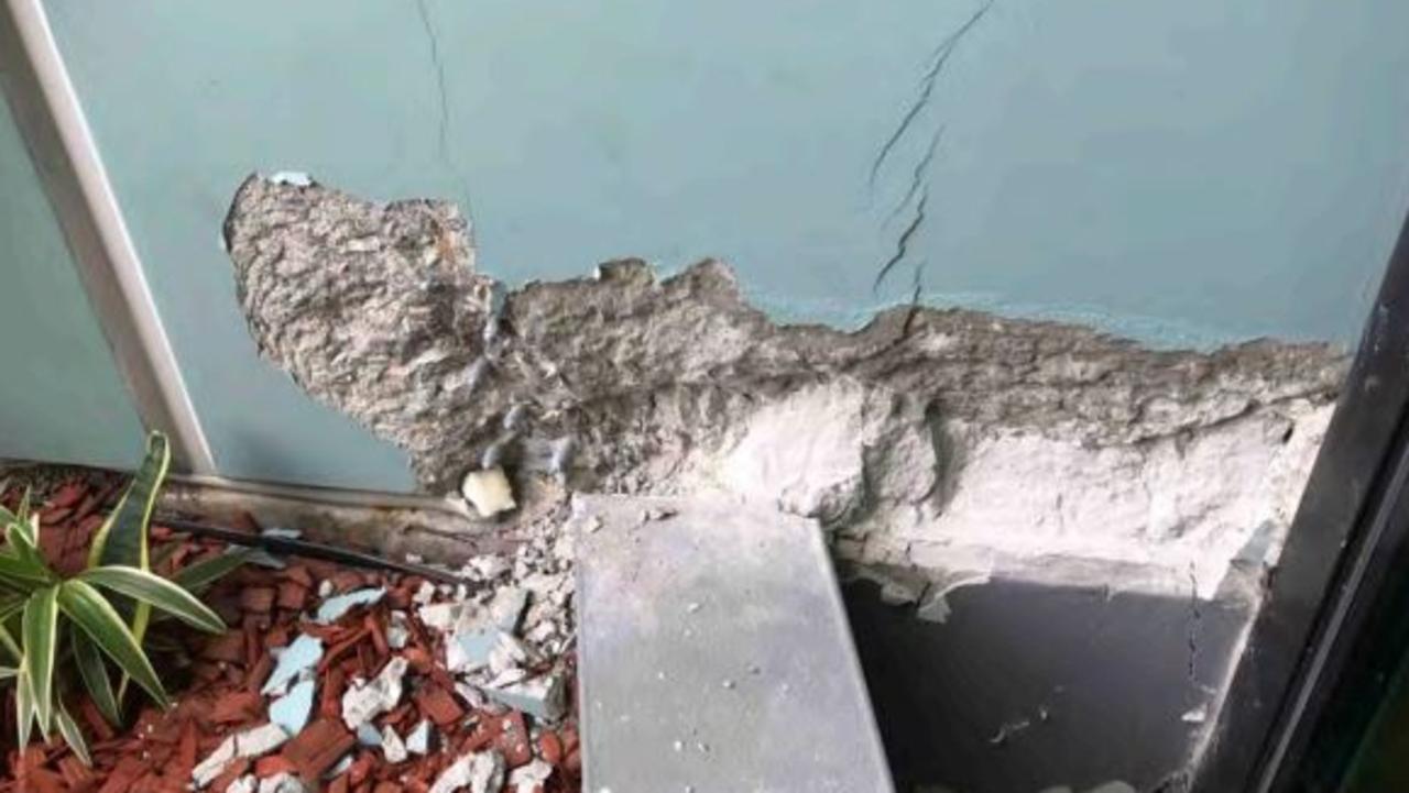 Damage in Opal Tower. Source: Opal Tower Investigation Interim Report. 