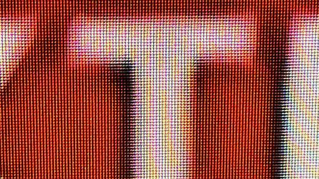 The edges around the T look ragged on my old 4K TV.