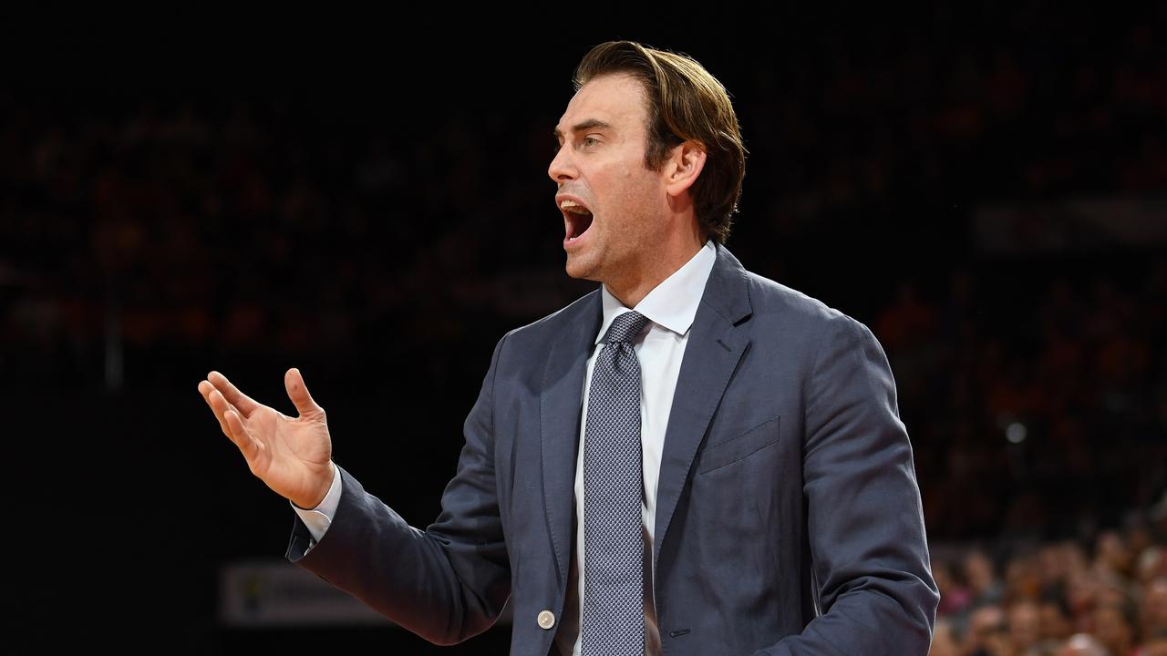 Kings coach Chase Buford was ejected over the controversial call, following a verbal barrage against referees. Picture: Getty Images.