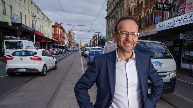 Greens leader Adam Bandt in Melbourne. Picture: Jay Town