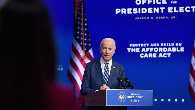 US President-elect Joe Biden. Picture: AFP