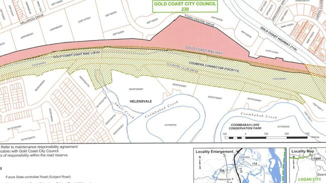 New mapping for the Coomera Connector, the second highway to the M1 on the Gold Coast.