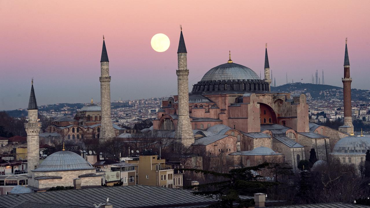 The Turkish city of Istanbul straddles two continents – Asia and Europe. Picture: Getty Images