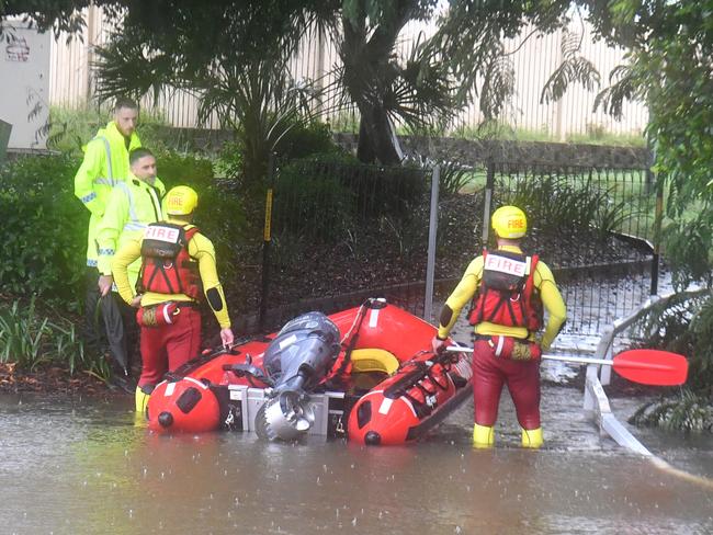 Fire and Rescue Swiftwater Rescue Firefighters search for missing woman opposite Castletown and back to the Causeway. Picture: Evan Morgan