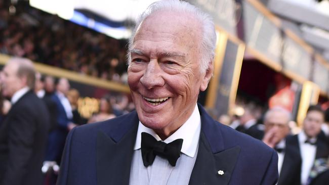 Christopher Plummer. Picture: AP