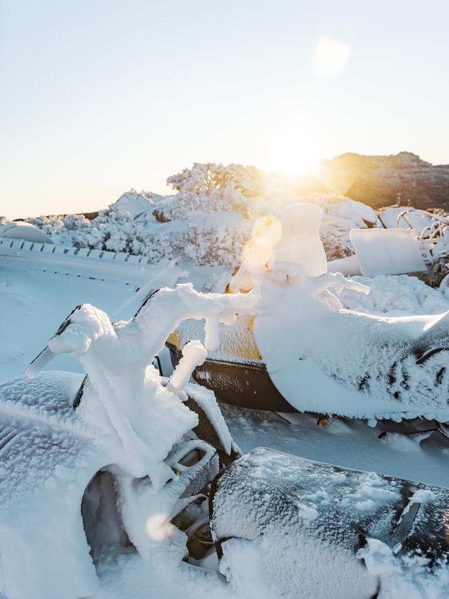 Guns blazing at Ben Lomond as 2025 snow season opens. Picture: Ben Lomond Alpine Resort