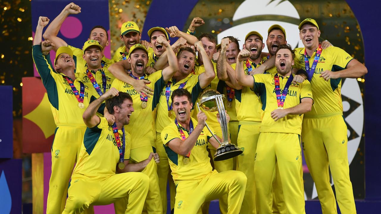 Winning the toss and bowling first helped Australia win the World Cup. (Photo by Gareth Copley/Getty Images)