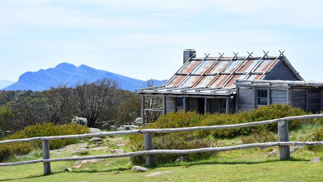 Craig's Hut in the Victorian high country. Picture: Zoe Phillips