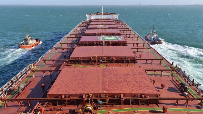 Australia shipped almost one billion tonnes of iron ore to the Northern Hemisphere for the year.