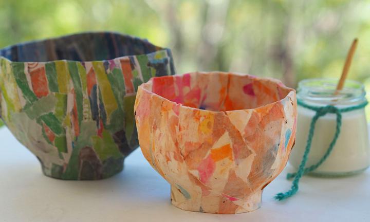 DIY Craft: Paper mache bowl