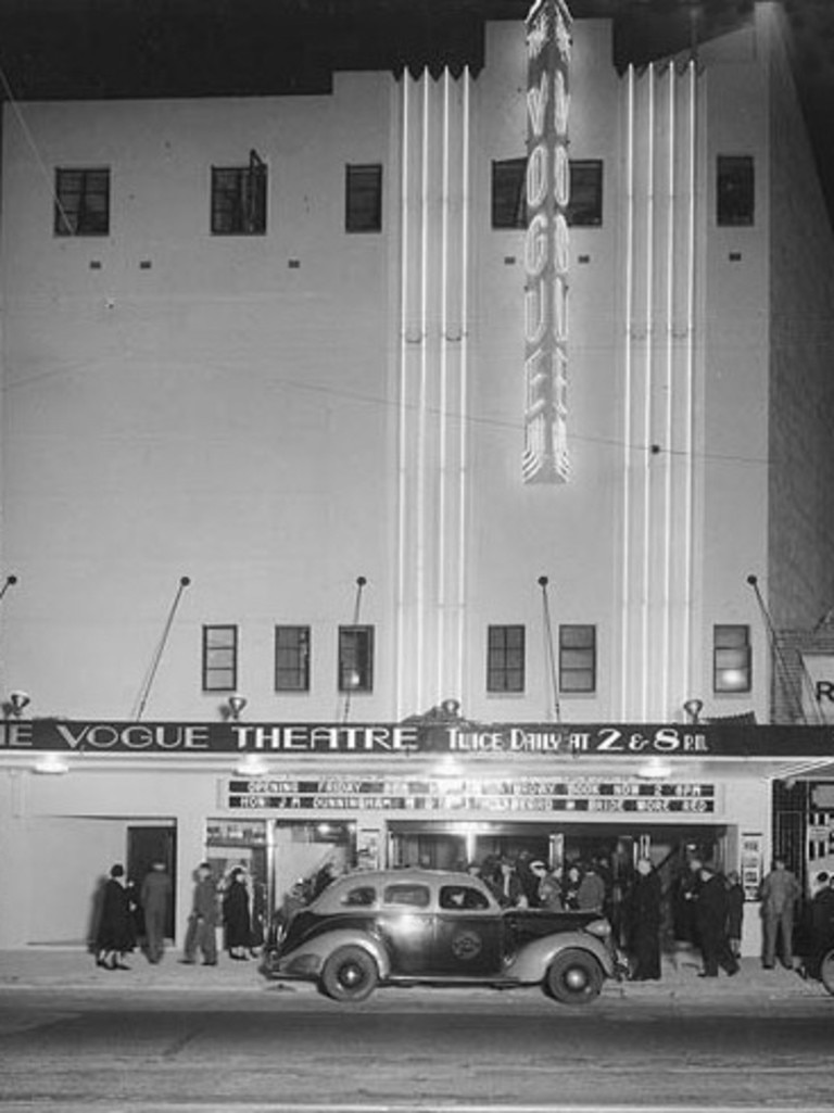 The Art Deco Vogue Theatre once occupied the site.