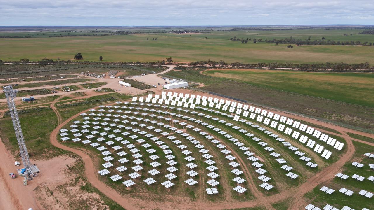 AGL backed solar thermal scheme nears start up The Advertiser