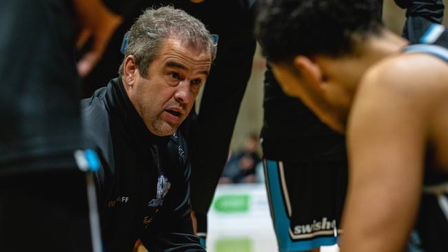 Basketball. Hobart Chargers V Geelong Supercats. Anthony Steward Hobart Chargers coach. Picture: Linda Higginson