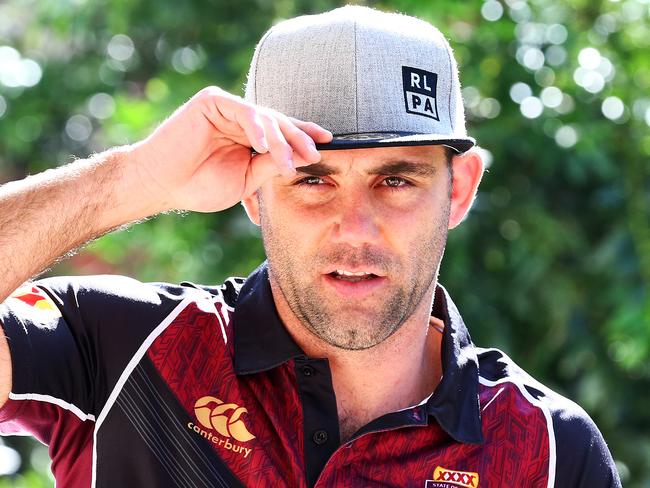 Cameron Smith wearing his RLPA cap. Picture: Liam Kidston