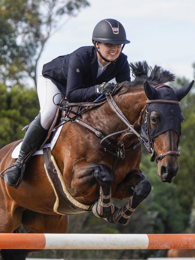 Jamie Priestley and her horse Oaks Diamantina. Picture: Valeriu Campan