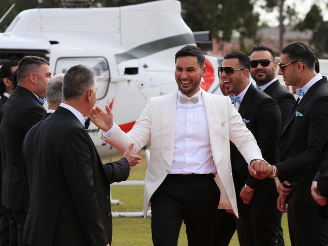 Things have gone downhill for Mehajer since his very public wedding — which he arrived at in a helicopter. Picture: Toby Zerna