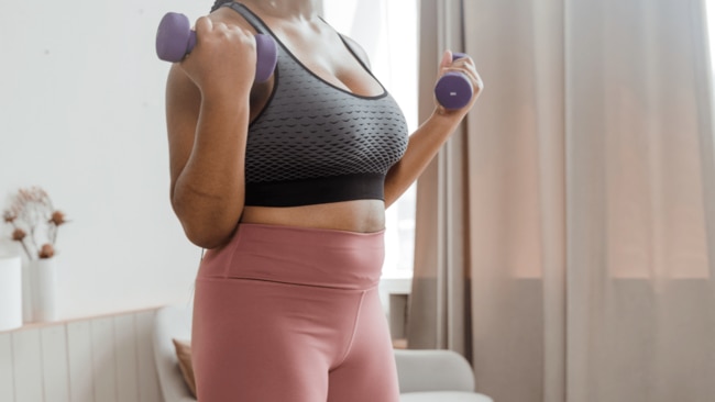 Researchers found breast size affects our exercise habits. Image: Pexels