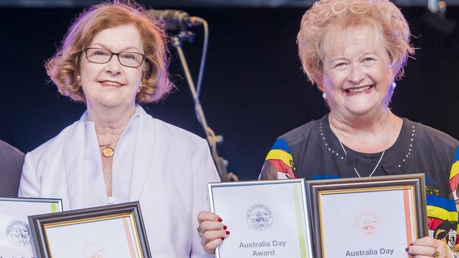 Joint Senior Citizen of Year: Noreen Tait and Carol Baker.