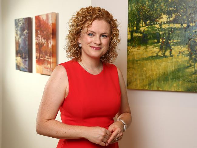 New SKY presenter Amanda Stoker pictured at home ahead of her first Sunday program. Bardon Friday 27th January 2023 Picture David Clark