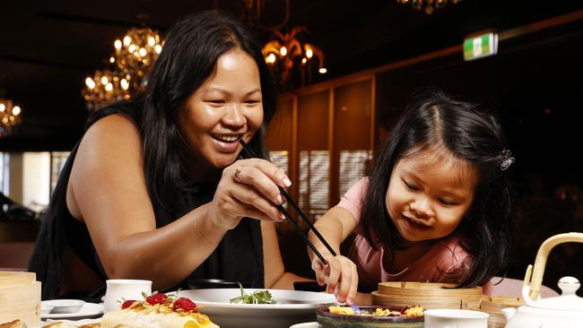 Yum cha is popular on weekends. Picture: Jonathan Ng