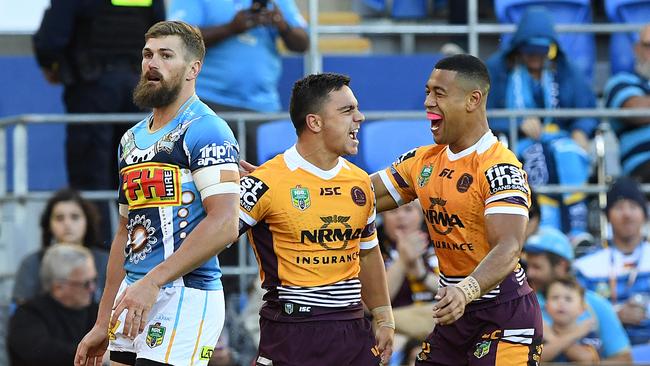 The Titans have had a tough time against the Broncos in the past. Picture: Dave Hunt