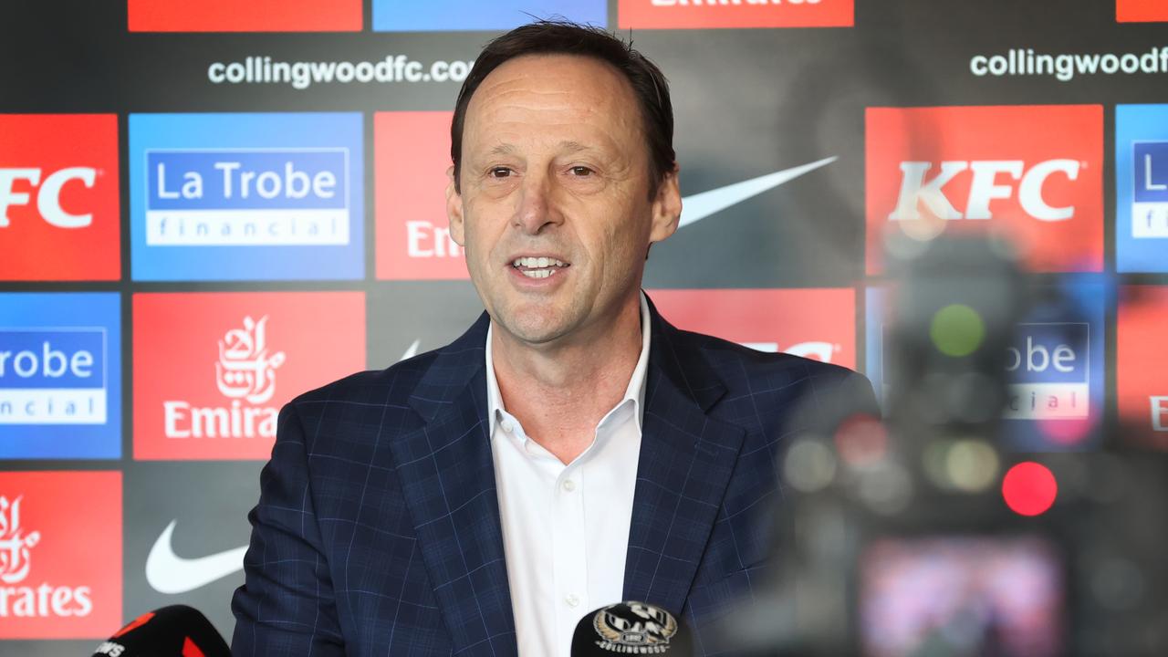 Collingwood CEO Mark Anderson has resigned after five years in the role. Picture: David Caird