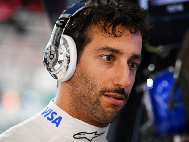 JEDDAH, SAUDI ARABIA - MARCH 09: Daniel Ricciardo of Australia and Visa Cash App RB prepares to drive in the garage during the F1 Grand Prix of Saudi Arabia at Jeddah Corniche Circuit on March 09, 2024 in Jeddah, Saudi Arabia. (Photo by Rudy Carezzevoli/Getty Images)