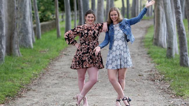 Shine Youth Award winners Kate Strong and Claire Harris at Cruden Farm, Langwarrin, Victoria, where the awards were presented. Picture: Yuri Kouzmin