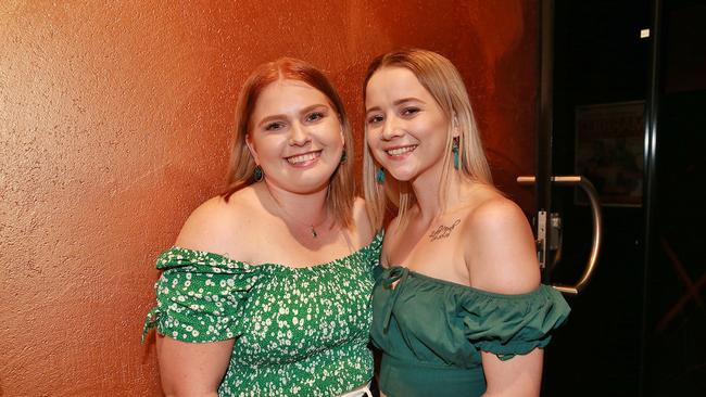 L-R Stephanie Lowcock and Emma Jenkins at Zodiac Nightclub.