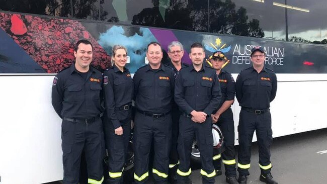 The first seven members Sturt CFS have sent to the NSW/Qld bushfires. The group is warning catastrophic conditions exist in SA.