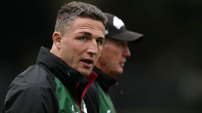 Phoebe Burgess has told a court she was not trying to destroy the reputation of former husband Sam Burgess. Picture: Mark Metcalfe/Getty Images