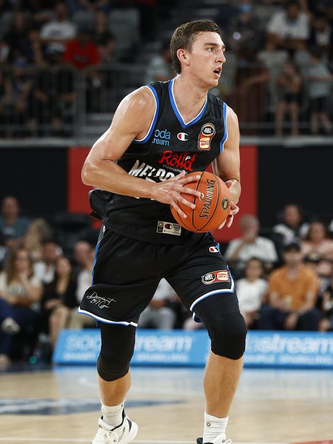 Mason Peatling won a championship at Melbourne United. Picture: Getty Images