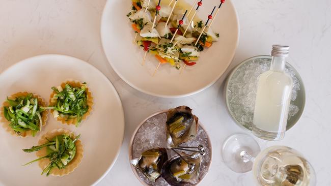 A mix of snacks at Bar Riot, Adelaide.