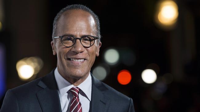 Lester Holt. Picture: AP