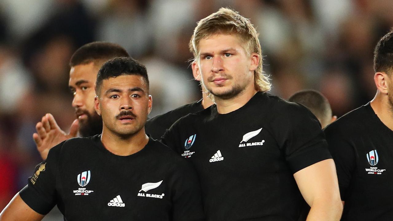 Richie Mo'unga and Jack Goodhue lacked the experience to handle the pressure of a World Cup semi-final.