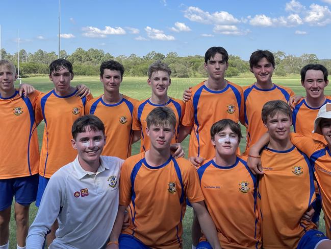 Marist College Ashgrove's winning premiership team.