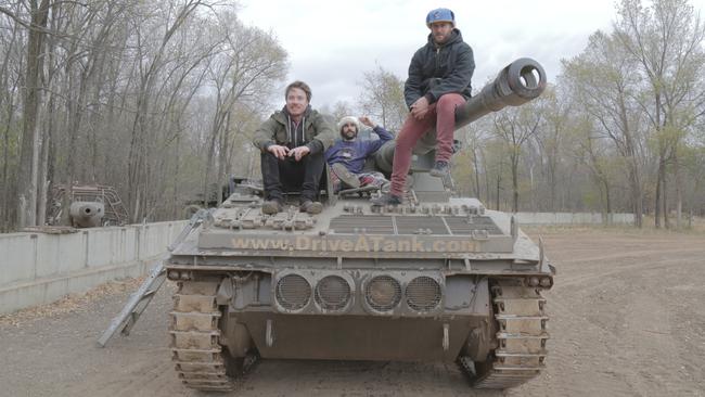 The land of the free, and the land of tourists being allowed to drive tanks. Picture: Unplanned America